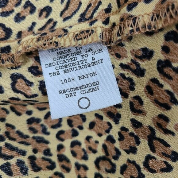 New Flynn Skye Leopard Print Mini Dress Womens XS - Picture 7 of 7